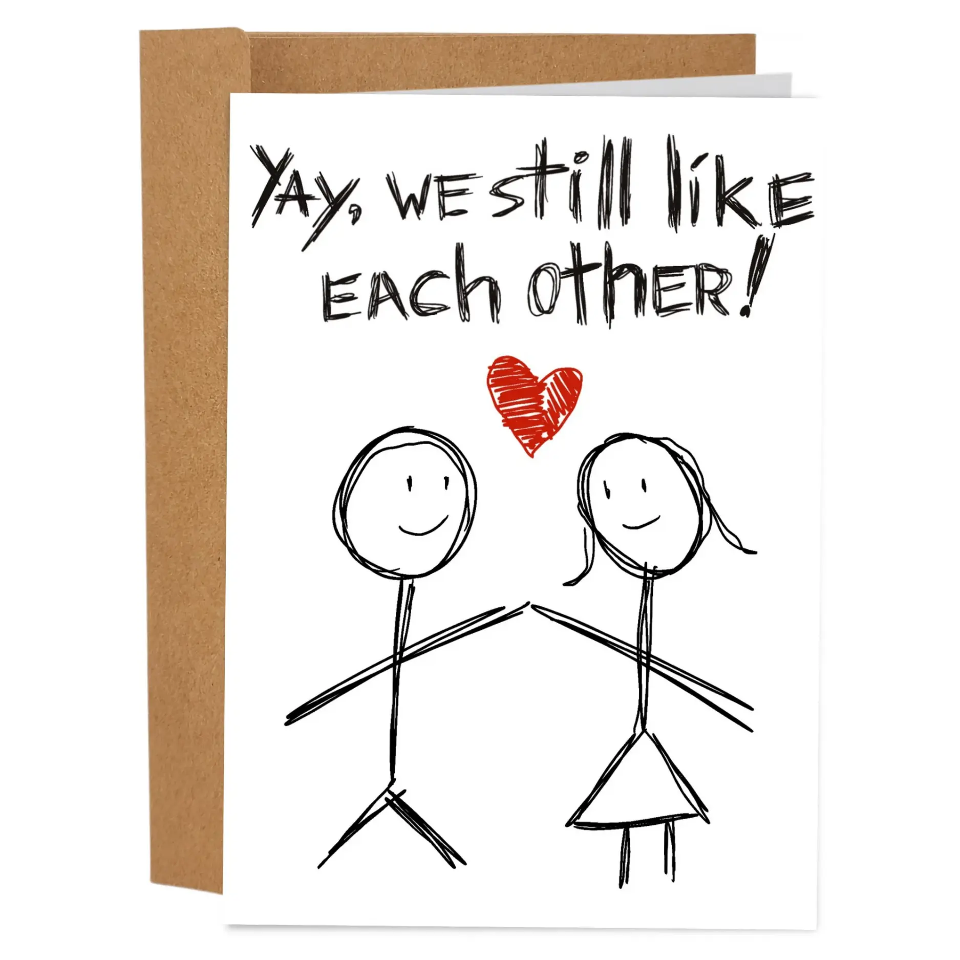 Sleazy Greetings Funny Greeting Cards for Partner - For Girlfriend Boyfriend Husband Wife - 5x7 Inch Individual Card with Kraft Envelope - Made in Denver, Colorado