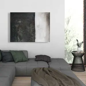 212 MAIN Industrial Geometric Abstract Design Artwork - 36x48 in. High-Def Poster Print, Modern Wall Art for Bedroom Home Decor Supplies