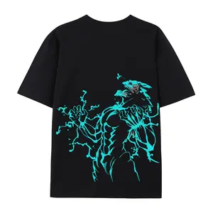 Kaiju No 8 Anime Graphic Tee Monster Logo Print Cotton Tshirt Unisex Streetwear Couple Gift Cool Anime Shirt