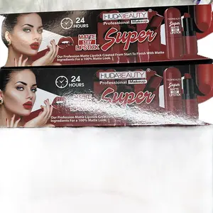 Matte stay lipstick super Lipgloss Makeup Cosmetic Waterproof