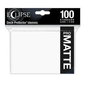 Eclipse Standard Matte Sleeves: Arctic White (100)