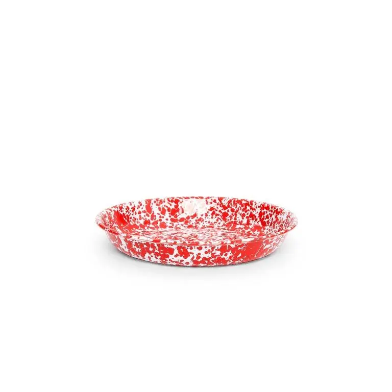 Crow Canyon Home Splatter Pasta Plates, Set of 4