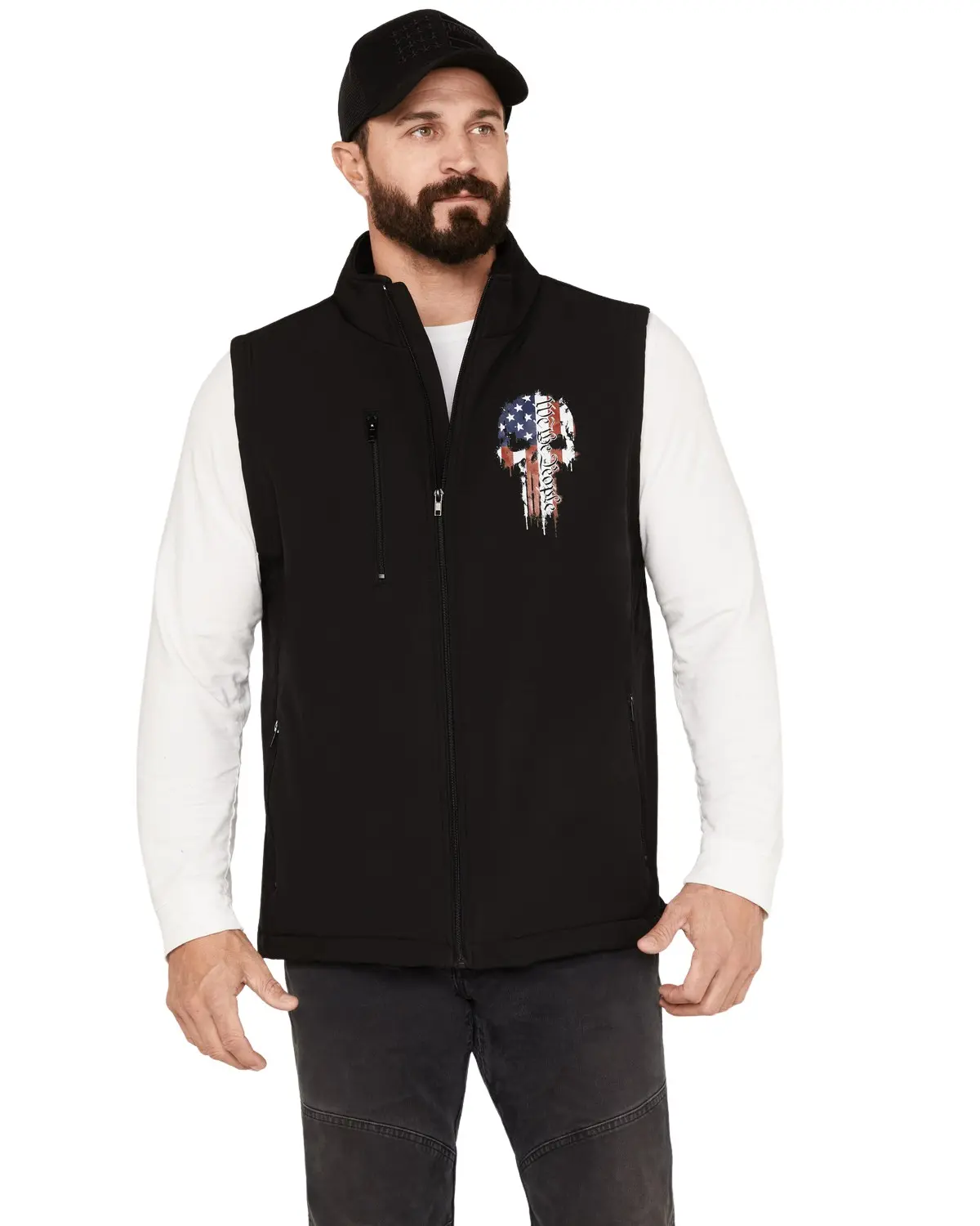 Howitzer Men's Men'S We Skull Bonded Vest - Cv4375-Blk