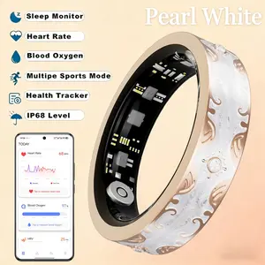 2026 Smart Ring for Women - Smart Tracking Wearable Devices & Fitness Tracker Ring with Step, Distance, Calories, 120+ Sports Mode, Stress Monitor, Menstrual Cycle for iPhone Android, No Subscription - Mothers Day Gifts & Women Gifts