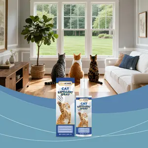 Cat Training Spray (100ML), Gentle Formula, Furniture Scratching Deterrent, Indoor and Outdoor Use, Cat Training Behavior Aids