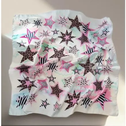 38#Leopard Print Star Scarf (EB1528)