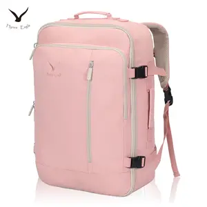 HYNES EAGLE Compass 38L Travel Backpack Flight Approved Carry on Backpack Men & Women Large Cabin Weekender Backpack with 15.6-inch Laptop Comartment TSA-Friendly Backpack for Hiking Black Friday Shopping