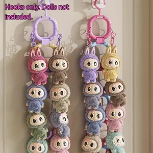 Multifunctional Doll Hook, 1 Count Colorful Multi-Purpose Hanger, Plush Toy Storage Organizer, Doll Display Hanger, Hat Hook, Versatile Wall Hook, Holder
