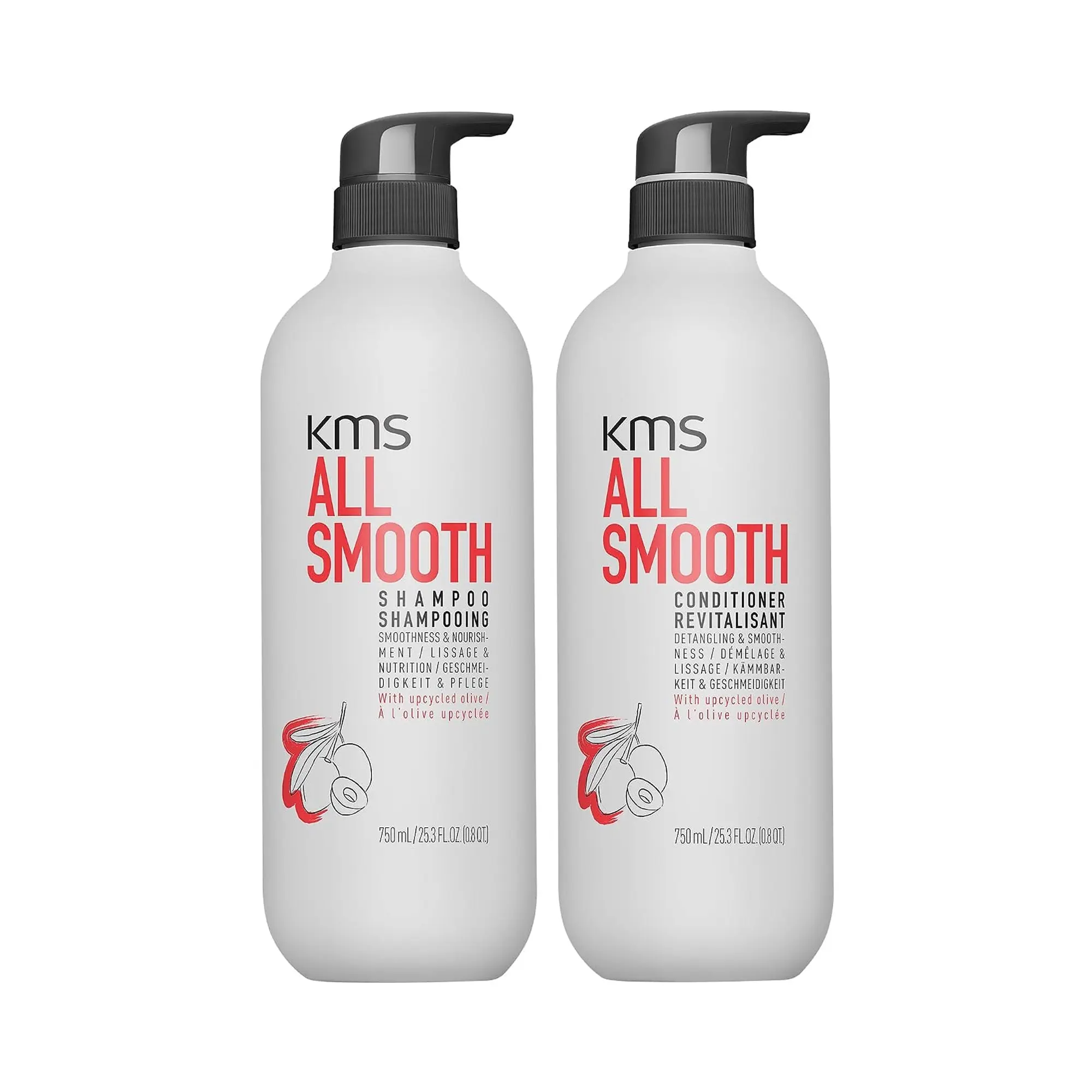 KMS AllSmooth Shampoo & Conditioner Duo - 25oz KMS AllSmooth Shampoo & Conditioner Duo - 25oz