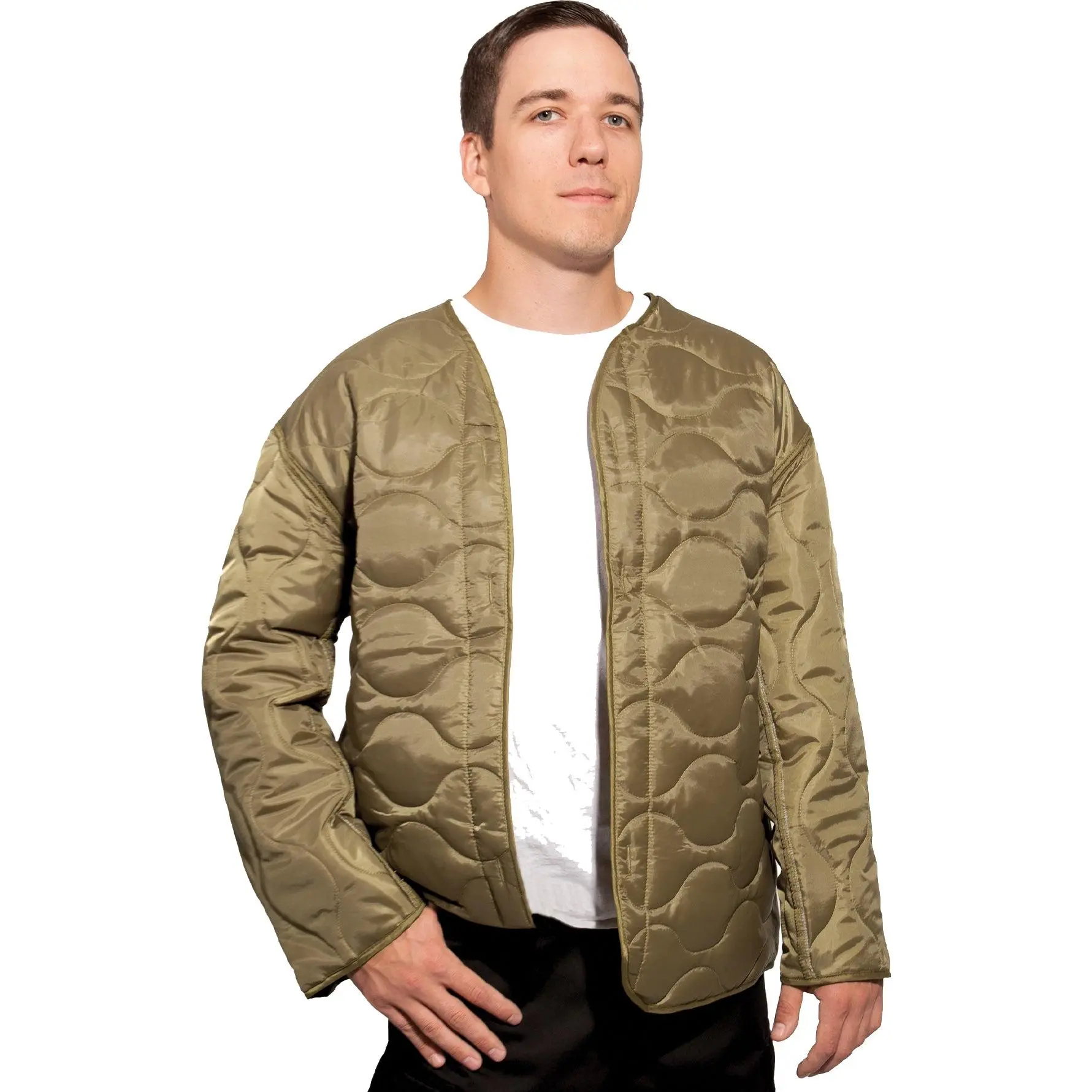 Coyote Brown - M-65 Field Jacket Liner, Insulated Base Layer for M1965 Coat