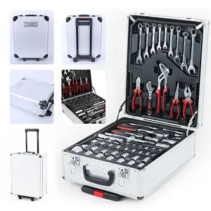 Professional tool kit, multi-functional toolbox, portable design, suitable for home and car maintenance, a set of tools for amateurs and professionals, a for friends, local transport.