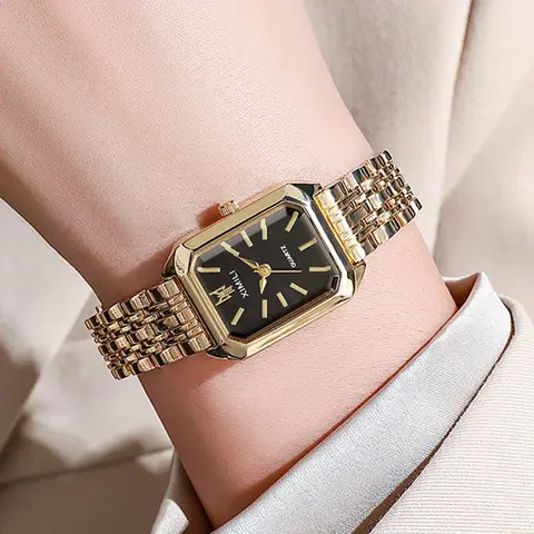 Women's Fashion Classic Bracelet Watch, Elegant Square Dial Ladies' Stylish Timepiece, Essential Accessory for Daily & Dress-Up, Fashionable Wristwatch, Fashionable Watches, Quartz Wristwatch, Fashion Wristwatches