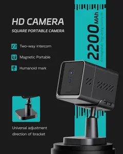 Wired Mini Wi-Fi Security CCTV Camera - 1080p HD, 360-Degree PTZ Motion Tracking, Color Night Vision, Smart Functionality, Micro SD Card Support, Wall Mount Compatibility, Indoor/Outdoor Local Use