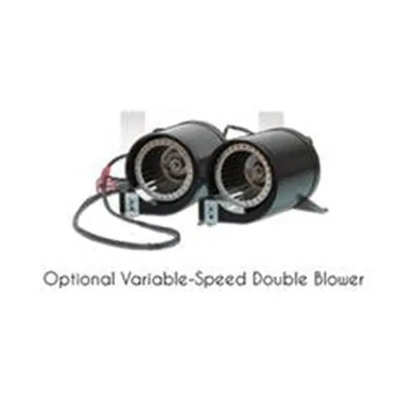 Empire FBB21 Variable Speed Twin Blower - 6 Total Speeds, Quiet Blowing, Heat Circulation, Remote Control, Dvct36, Home Decor & Fireplace Power Tool, Substantial Thermal Efficiency Boost