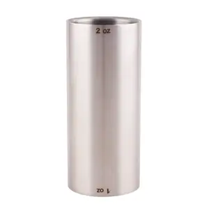 Double Wall Cocktail Jigger - 1 & 2 ounce - Stainless Steel