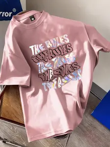 The Rules Laser Y2K Rebel Style Printed T-Shirt, Unisex Oversize Loose Fit, Casual Minimalist Design, Short Sleeve, No Collar, Random Print