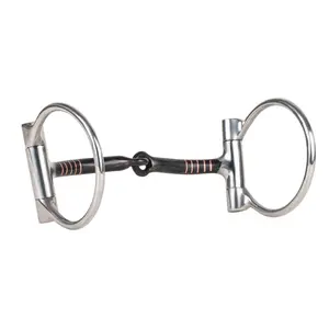Schneiders Sweet Iron Offset Snaffle D Ring Bit