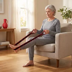 Unisex multi-loop resistance band with 12 levels of tension, suitable for leg strength training and muscle building, high elasticity and non-slip, home fitness equipment, sports performance gear