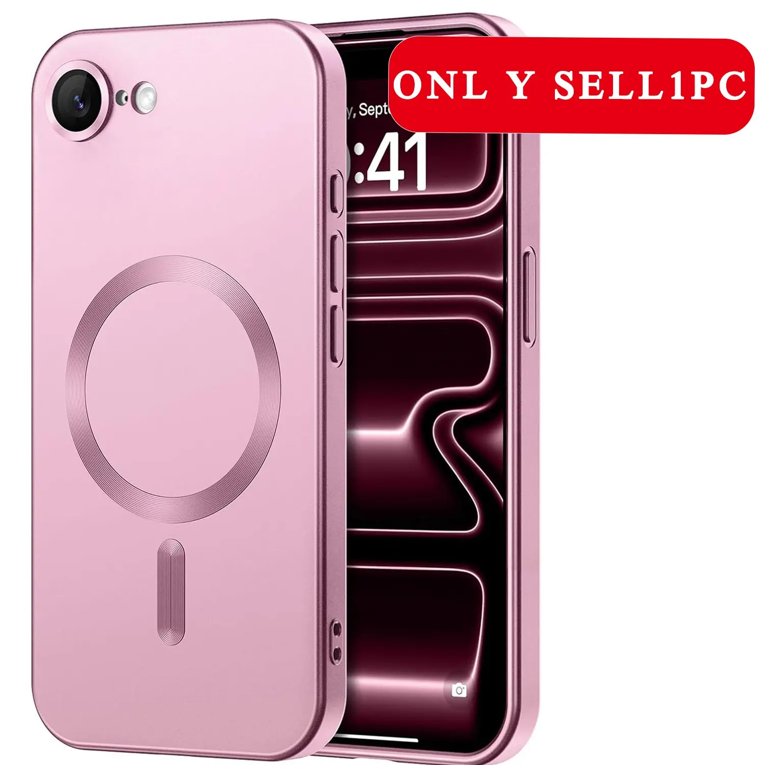 Magnetic for iPhone X XS XR XS Max 7 8 SE2 SE3 7Plus 8Plus 15 14 13 12 11 Pro Max Case, Shockproof Cellphone Casing, Shockproof TPU Cover Protective Slim Fit Anti-Fingerprint Phone Case with Camera Protection