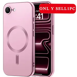 Magnetic for iPhone X XS XR XS Max 7 8 SE2 SE3 7Plus 8Plus 16E 17 16 15 14 13 12 11 Pro Max Case Protective Shockproof Soft Slim Fit Anti-Fingerprint Sleek Phone Case Cover with Camera Protection Compatible with Accessories