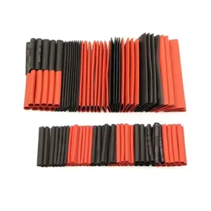 127 Pcs Heat Shrink Sleeving Tube Tube Assortment Kit Electrical Connection Electrical Wire Wrap Cable Waterproof Shrinkage 2:1