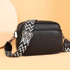 Stylish Multi-layer Crossbody Bag, Lightweight Square Shoulder Purse, Textured Mini Bag with Coin Pocket, Versatile Handbag for Commute & Daily Wear