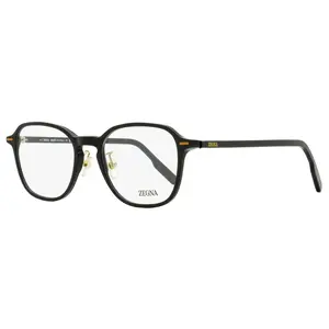 Zegna Modern Square Eyeglasses EZ5255-H 001 Black 52mm