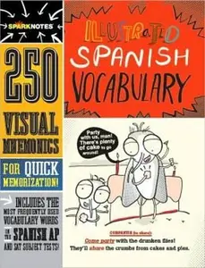 USED-Sparknotes Illustrated Spanish Vocabulary by SparkNotes (Hardcover)