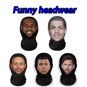 Funny Prank Head Cover, Mesh Face Mask, Humorous Celebrity Masks, Full Face Costume, Abstract Expression Masks, Model Xinghao Ss-0527, Party Event Props