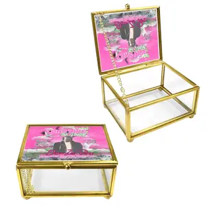 Rectangle Glass Jewelry Box