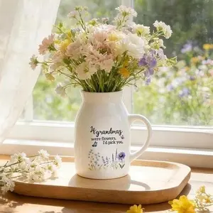 I’d we’d pick you Flower Vase, Wildflower Ceramic Vases, Mother's Day Gifts, Gift for Nanny Grandma Nana