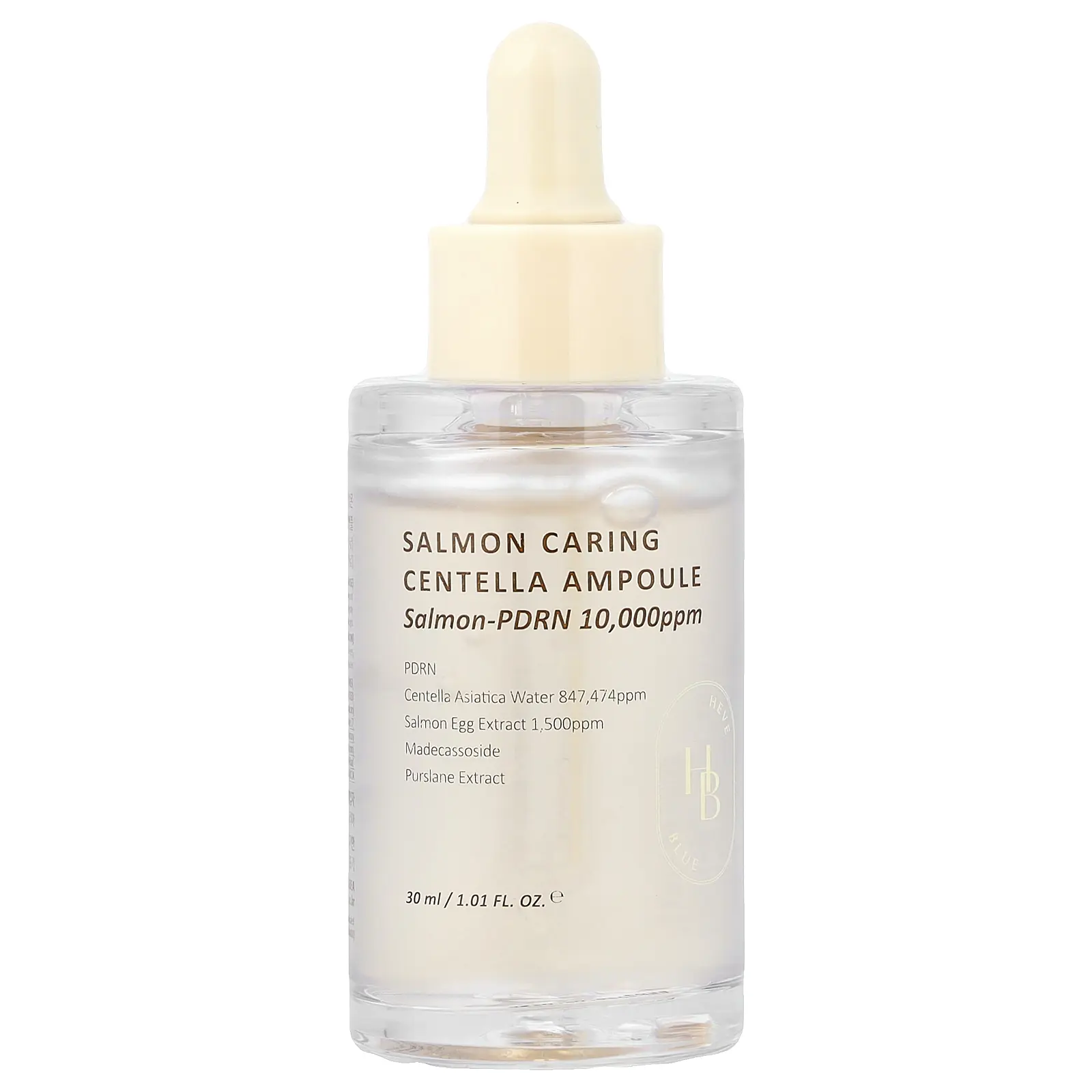 HeveBlue Salmon Caring Centella Ampoule, 1.01 fl oz (30 ml)