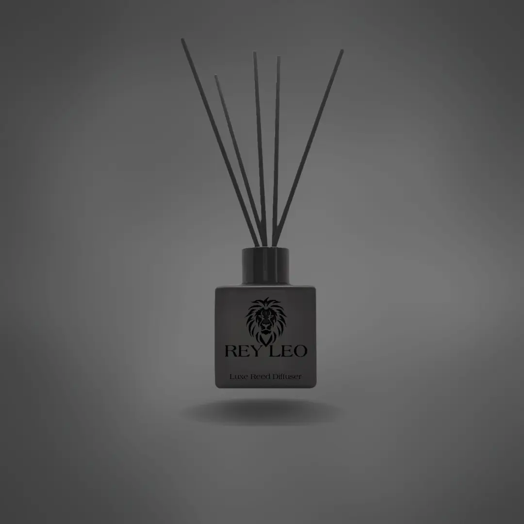 Rey Leo Luxe Reed Diffuser with Bold, Masculine Scent