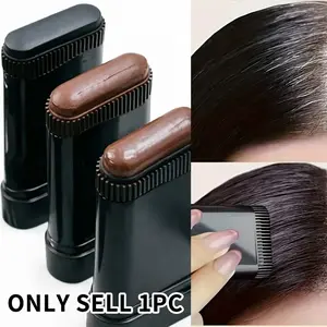Portable Disposable Hair Dye Rod with Comb, Integrated Design, Smooth Application, Long-Lasting Color, Waterproof Sweatproof, Trendy Hair Color, Cover Gray Hair, Hair Dyeing, Grey Hair
