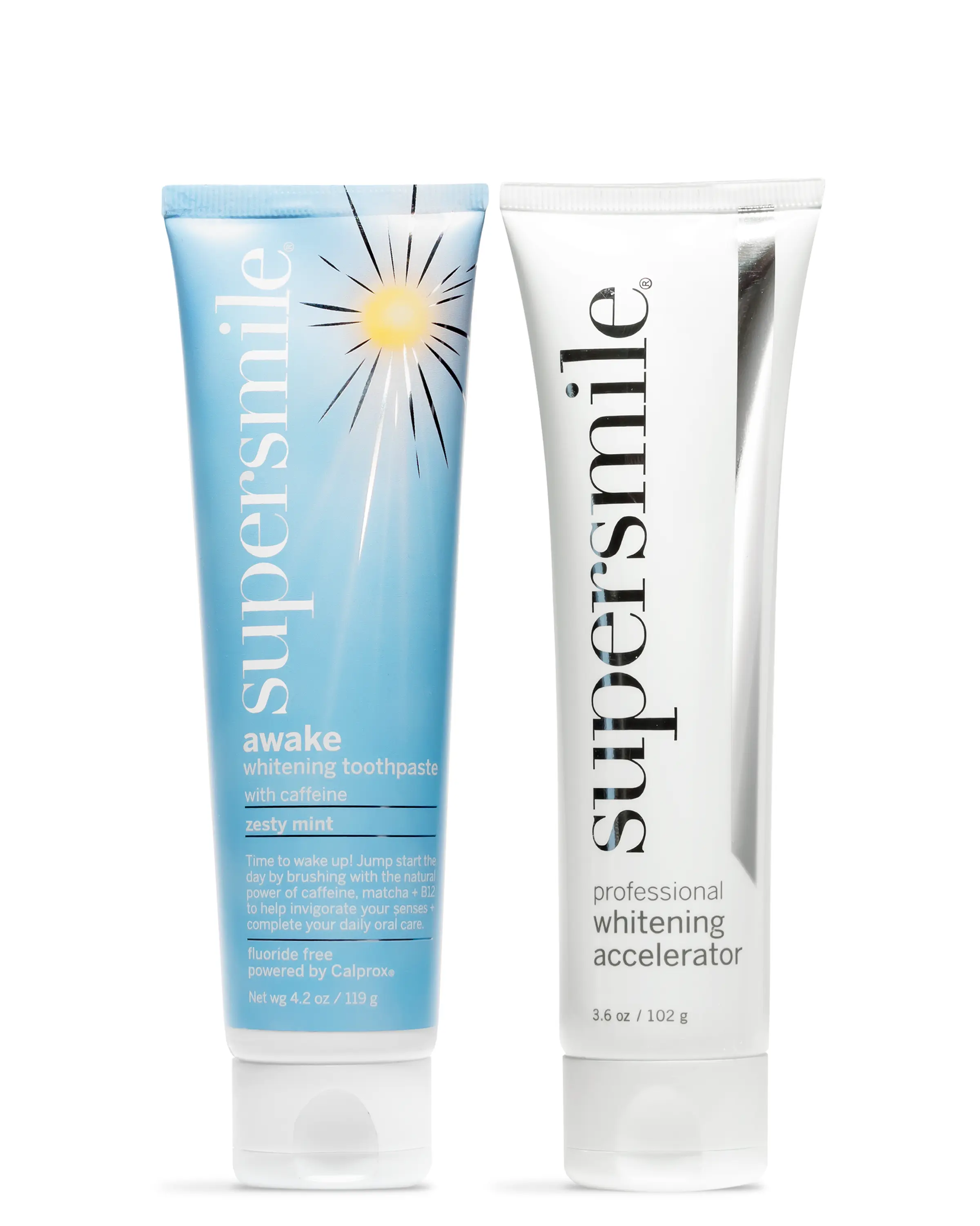 awake toothpaste + accelerator