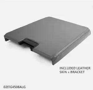 CROSSDESIGN Front Center Console Lid Repair Kit Fit For Chevy GMC Pickup Truck SUV-Gray