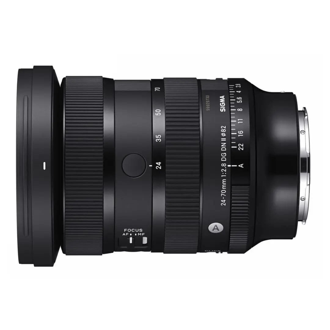 Sigma 24-70mm F2.8 DG DN II Art Series Camera Lens - L-Mount, Auto Focus, Wide-Angle, High Sharpness, Water-Resistant Design, Aperture Ring, Premium Glass Elements