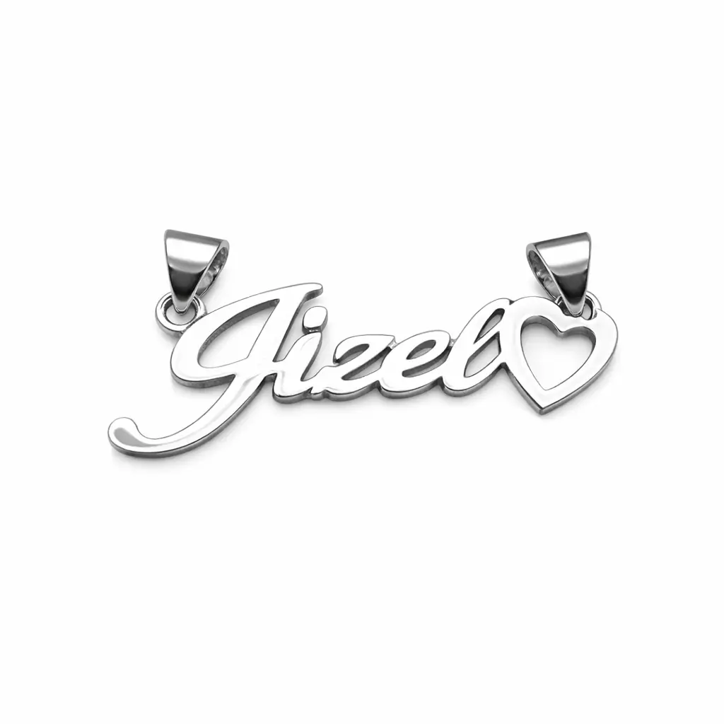 Custom Name Pendant Silver 925