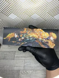 3D Lenticular Motion Car Sticker Decal Peeker Tanjiro & Zenitsu Demonslayer