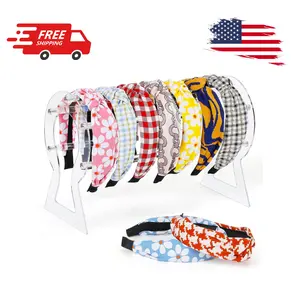Headband Holder, Clear Headband Organizer, Acrylic Hair Hoop Display Stand