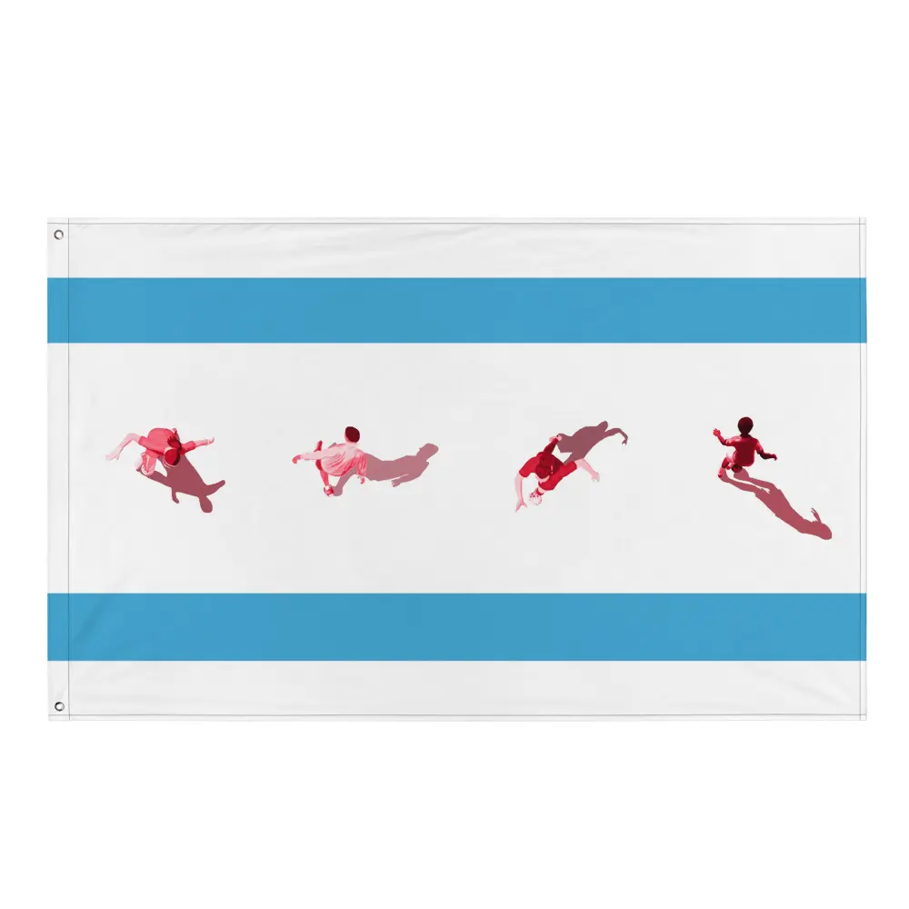 Chicago Soccer Flag - Actual Flag
