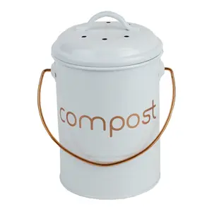 Compact Countertop Compost Bin for Kitchen Countertop