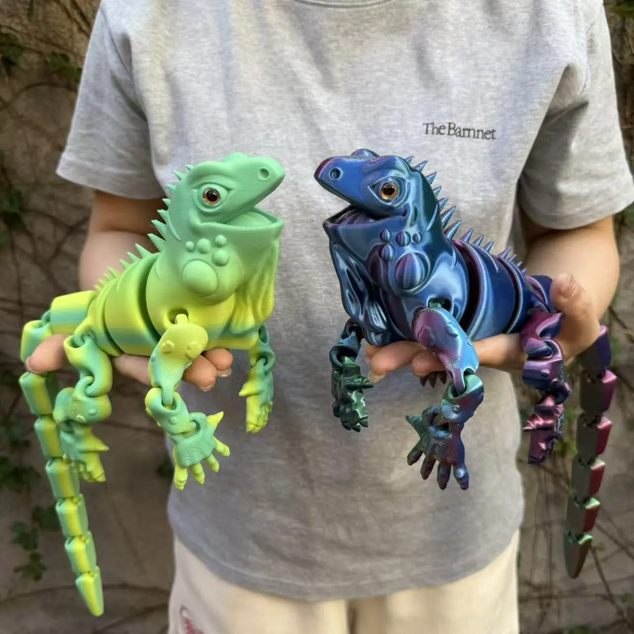 3D Printed Lizard Figurine, Home Decor Ornament, Decorative