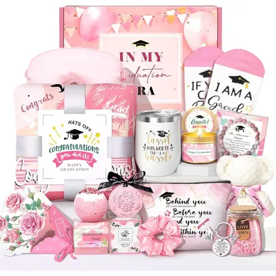 Cute Grad Basket Gifts TikTok Shop