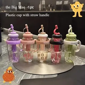 1200Ml Leak-Proof Portable Sports Water Bottle Cup • Made of Durable PC Material •  Featuring a Safety Cap And Handle • Perfect for Outdoor Activities，Fitness，Travel Hydration.The best gifts for Halloween, Christmas and New Year
