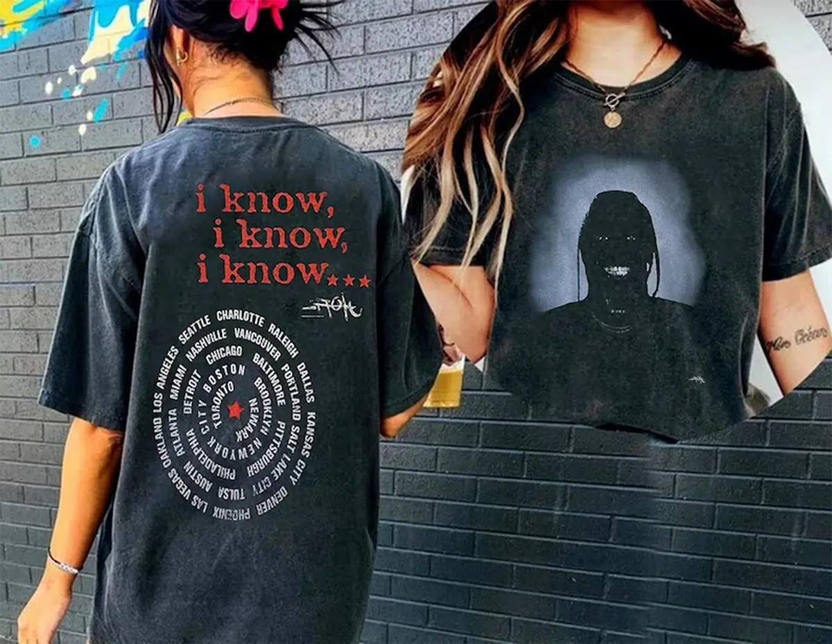 Both Side Travis Utopia Circus Maximus Tour Shirt Unisex Shirt