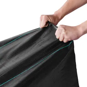 Weed Barrier Landscape Fabric 4x100FT Heavy Duty Garden Weed Control Woven PP Driveway Geotextile for Landscaping Ground Cover Black