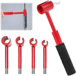 New Upgrade Upgraded 4 in 1 Door Hinge Adjustment Tool with Thread, Multi-Size Universal Door Gap Adjustment Tool for Residential & Commercial, Durable Hinge Gap Adjusting Wrench for Door Cabinet AlignmentXXBloop210