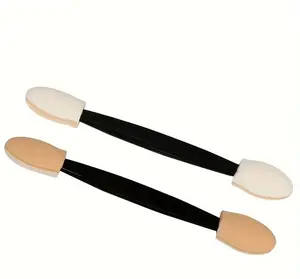 25PC Double-Sided Eyeshadow Brush with Short Sponge Applicator Non Toxic Makeup Tool Set for Safe Application All Attributes Included
