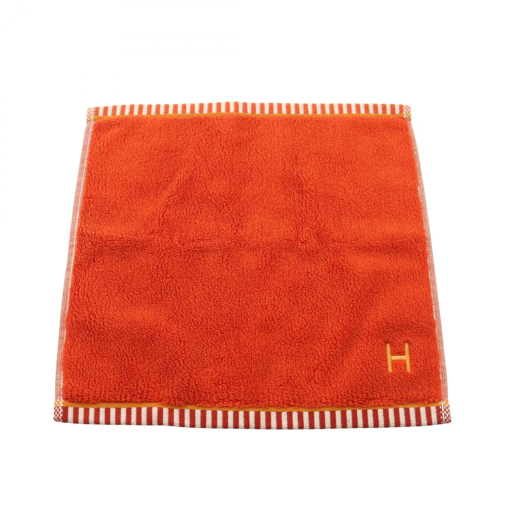 Pre-owned HERMÈS Cotton Small Leather Goods Hermes Carre Towel Vis Versa Towel